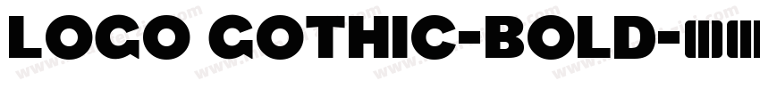 Logo Gothic-Bold字体转换
